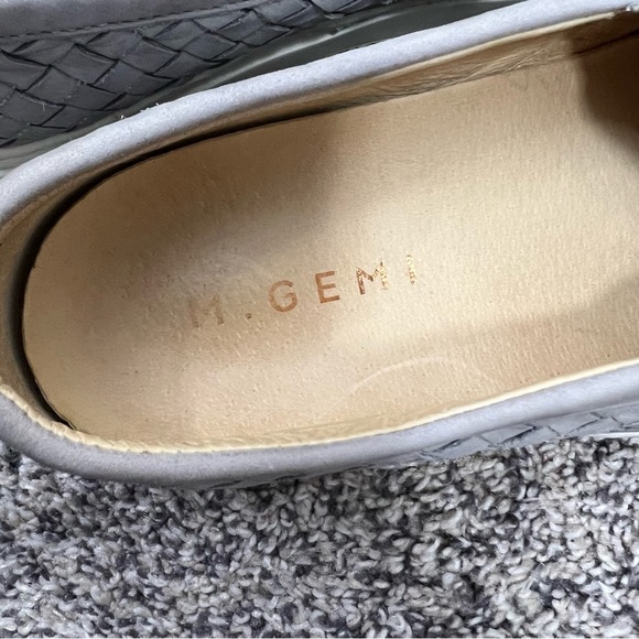 M. GEMI The Cerchio Gray Woven Slip On 38.5 8 - Picture 7 of 11